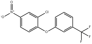 Benzene, 2-chloro-4-nitro-1-[3-(trifluoroMethyl)phenoxy]- Struktur