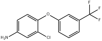 BenzenaMine, 3-chloro-4-[3-(trifluoroMethyl)phenoxy]- Struktur