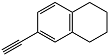 Naphthalene, 6-ethynyl-1,2,3,4-tetrahydro- Struktur