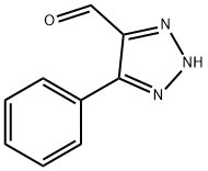 4-phenyl-1H-1,2,3-triazole-5-carbaldehyde Struktur