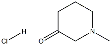 1-Methylpiperidin-3-one hydrochloride Struktur