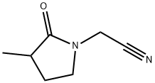 1-Pyrrolidineacetonitrile,3-methyl-2-oxo-(9CI) Struktur