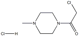 1-(2-Chloroacetyl)-4-Methylpiperazine HCl Struktur