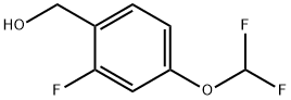 (4-(difluoromethoxy)-2-fluorophenyl)methanol Struktur