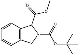 1-tert-Butyl 2-Methyl isoindoline-1,2-dicarboxylate Struktur