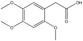 Benzeneacetic acid, 2,4,5-triMethoxy- Struktur