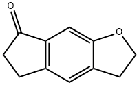 5,6-Dihydro-2H-indeno[5,6-b]furan-7(3H)-one Struktur