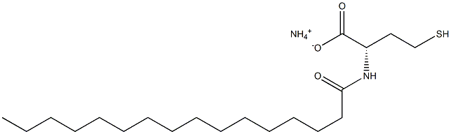 N-palMitoyl hoMocysteine (aMMoniuM salt) Struktur