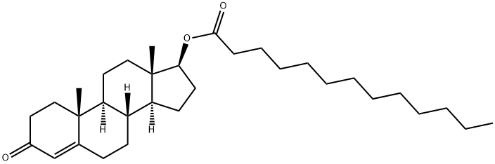 Testosterone Tridecanoate Struktur