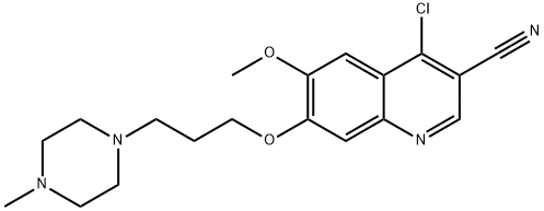 3-Quinolinecarbonitrile,4-chloro-6-Methoxy-7-[3-(4-Methyl-1-piperazinyl)propoxy]-