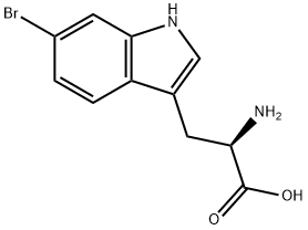 6-broMo-D-tryptophan Struktur