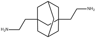 1,3-Bis(aminoethyl)adamantane Struktur