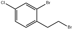 2-broMo-1-(2-broMoethyl)-4-chlorobenzene Struktur