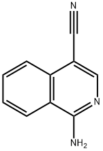 1-AMinoisoquinoline-4-carbonitrile Struktur