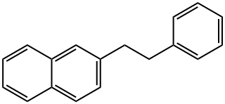 2-(2-phenylethyl)naphthalene￡2 - phenethylnaphthalene Struktur