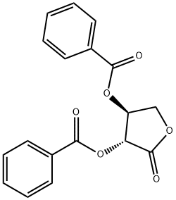 (3R,4S)-3,4-bis (benzoyloxy) dihydro-2(3H)- Furanone Struktur