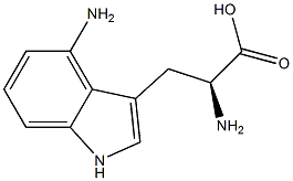 4-aMino-L-tryptophan Struktur