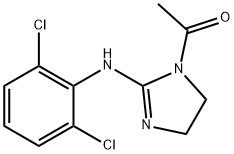 CLONIDINE RELATED COMPOUND A (25 MG) (ACET-YLCLONIDINE) Struktur