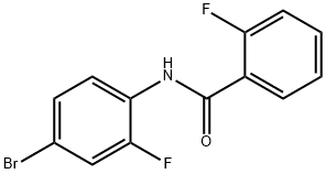 N-(4-bromo-2-fluorophenyl)-2-fluorobenzamide Struktur