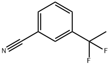 3-(1,1-difluoroethyl)benzonitrile Struktur