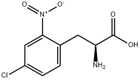 4-Chloro-2-nitro-DL-phenylalanine Struktur