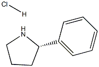 (S)-2-Phenylpyrrolidine hydrochloride Struktur