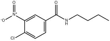 N-butyl-4-chloro-3-nitrobenzamide Struktur