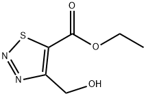 4-羥甲基-1,2,3-噻二唑-5-羧酸乙酯, 59944-62-6, 結(jié)構(gòu)式