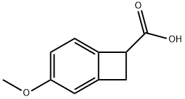 4-Methoxybenzocyclobutene-1-carboxylic acid Struktur