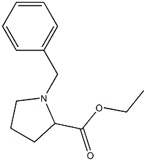 Ethyl 1-benzylpyrrolidine-2-carboxylate Struktur