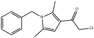 1-(1-Benzyl-2,5-diMethyl-1h-pyrrol-3-yl)-2-chloroethan-1-one Struktur