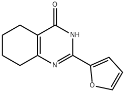 2-(Furan-2-yl)-5,6,7,8-tetrahydroquinazolin-4(3H)-one Struktur