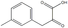 Benzenepropanoic acid, 3-Methyl-.alpha.-oxo- Struktur