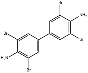 4,4'-DiaMino-3,3',5,5'-tetrabroMobiphenyl Struktur