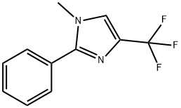 1-Methyl-2-phenyl-4-(trifluoromethyl)-1H-imidazole Structure