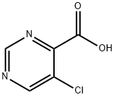 5-chloropyrimidine-4-carboxylic acid Struktur