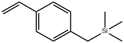 (4-ethenylphenyl)Methyl-triMethylsilane Struktur