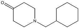 1-(cyclohexylmethyl)piperidin-4-one Struktur