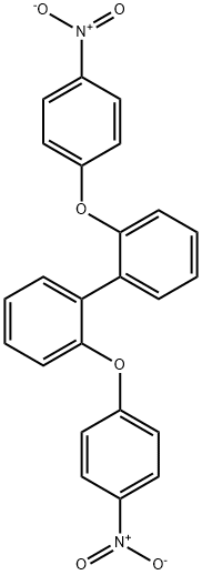 2,2'-bis(4-nitrophenoxy)biphenyl Structure