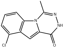 9-chloro-4-Methyl-2H-[1,2,4]triazino[4,5-a]indol-1-one Struktur