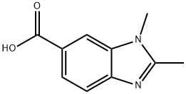 6-Benzimidazolecarboxylicacid,1,2-dimethyl-(7CI,8CI) Struktur