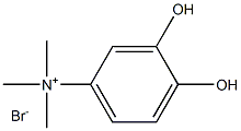 (3,4-Dihydroxyphenyl)triMethylaMMoniuM broMide Struktur