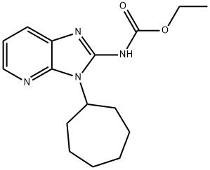 Ethyl 3-cycloheptyl-3H-iMidazo[4,5-b]pyrid-2-ylcarbaMate Struktur