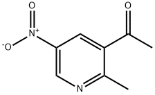 1-(2-Methyl-5-nitropyridin-3-yl)ethanone Struktur