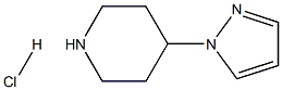 4-(1H-pyrazol-1-yl)piperidine hydrochloride Struktur