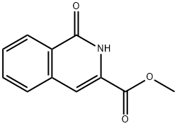 1-氧代-1,2-二氫異喹啉-3-羧酸甲酯, 69454-42-8, 結(jié)構(gòu)式