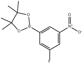 3-Fluoro-5-nitrobenzeneboronic acid pinacol ester, 96% Struktur