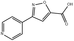 3-Pyridin-4-yl-isoxazole-5-carboxylic acid Struktur