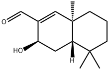 3,4,4aα,5,6,7,8,8a-Octahydro-3α-hydroxy-5,5,8aβ-trimethyl-2-naphthalenecarbaldehyde