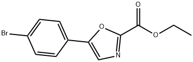 Ethyl 5-(4-broMophenyl)oxazole-2-carboxylate Struktur